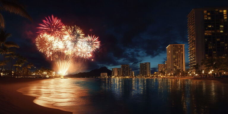 Where to Watch Friday Fireworks for Free in Waikiki